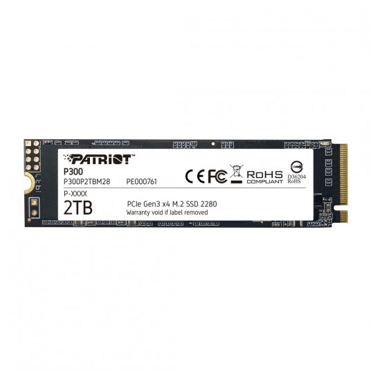  Patriot Memory P300 M.2 2000 GB PCI Express 3.0 NVMe 