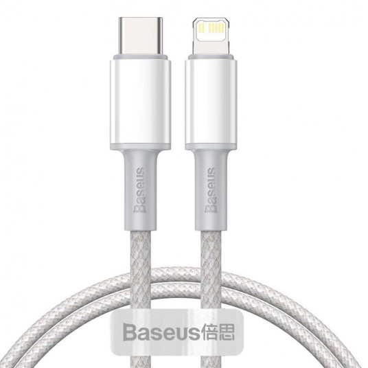  Kabelis Baseus Type-C - Lightning PD 20W 1m Baltas 