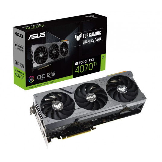  ASUS TUF Gaming RTX 4070 Ti 12GB GDDR6X OC vaizdo plokštė 