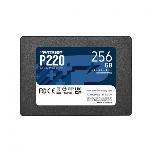  SSD Patriot P220 256GB SATA3 2,5" 