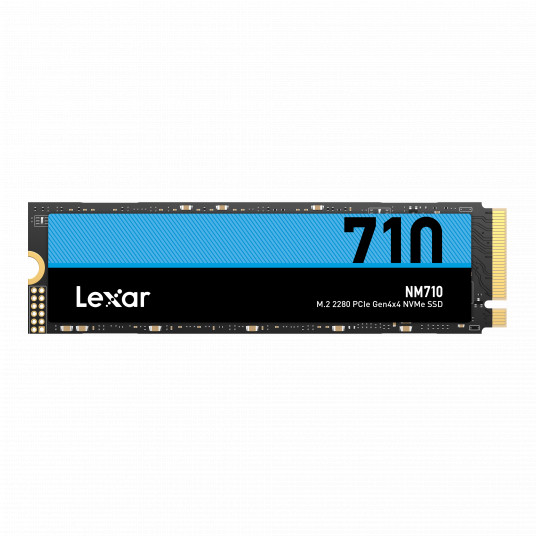  Lexar M.2 NVMe SSD NM710 2000 GB, SSD form factor M.2 2280, SSD interface PCIe Gen4x4, Write speed 4500 MB/s, Read speed 4850 MB/s 