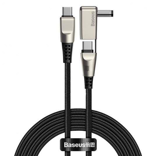  Kabelis Baseus CA1T2-A01 USB-C - USB-C 2m Juodas 