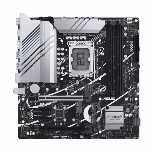 Asus PRIME Z790M-PLUS Processor family Intel, Processor socket LGA1700, DDR5 DIMM, Memory slots 4, Supported hard disk drive interfaces SATA, M.2, Number of SATA connectors 4, Chipset Intel Z790, mATX