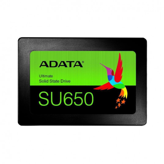  SSD|ADATA|SU650|1TB|SATA 3.0|Write speed 450 MBytes/sec|Read speed 520 MBytes/sec|2,5"|TBW 600 TB|MTBF 2000000 hours|ASU650SS-1TT-R 