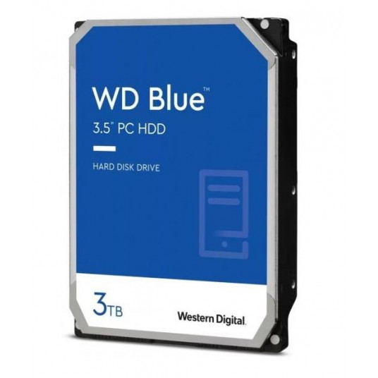  HDD|WESTERN DIGITAL|Blue|3TB|SATA|256 MB|5400 rpm|3,5"|WD30EZAX 