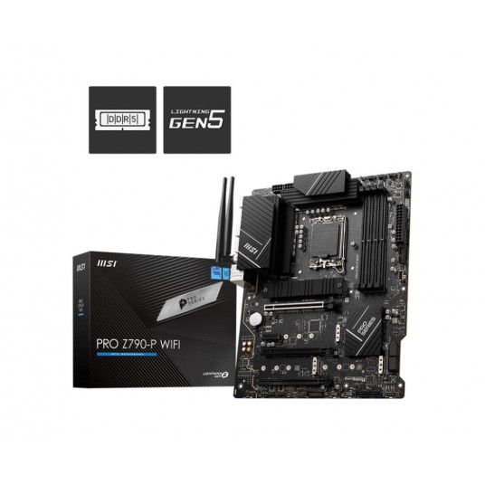  Mainboard|MSI|Intel Z790|LGA1700|ATX|Memory DDR5|Memory slots 4|1xPCI-Express 1x|3xPCI-Express 16x|4xM.2|1xHDMI|1xDisplayPort|4xUSB 2.0|3xUSB 3.2|1xUSB-C|1xPS/2|6xAudio port|PROZ790-PWIFI 
