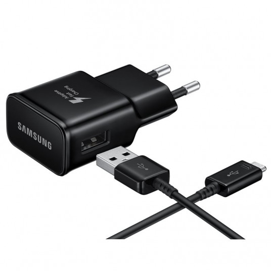  Samsung Adaptive Fast Charging travel adapter TA20EBEU Black 