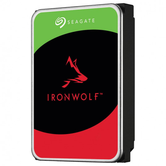 SEAGATE NAS HDD 4TB IronWolf 5400rpm 6Gb/s SATA 256MB cache 3.5inch 24x7 CMR for NAS and RAID rackmount systems BLK