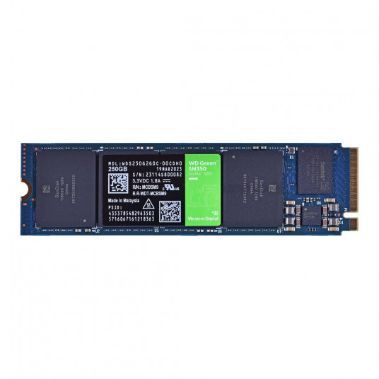  Dysk SSD WD Green SN350 WDS250G2G0C (250GB ; M.2 ; PCIe NVMe 3.0 x4) 