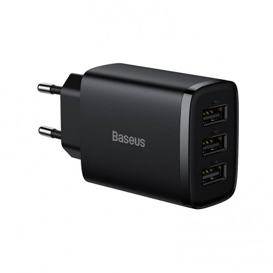  Baseus Compact Quick Charger, 2x USB 