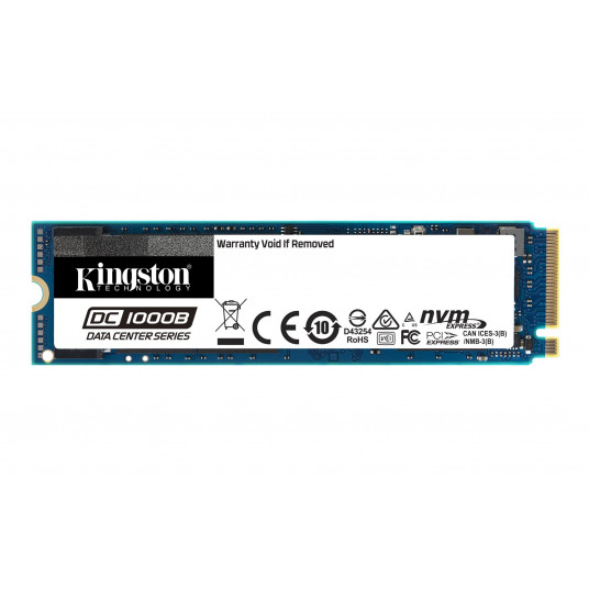  SSD|KINGSTON|SSD series DC1000B|480GB|PCIE|NVMe|NAND flash technology TLC|Write speed 565 MBytes/sec|Read speed 3200 MBytes/sec|Form Factor M.2|MTBF 2000000 hours|SEDC1000BM8/480G 