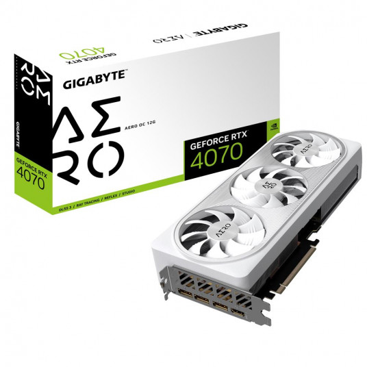  VGA PCIE16 RTX4070 12GB GDDR6X/GV-N4070AERO OC-12GD GIGABYTE 