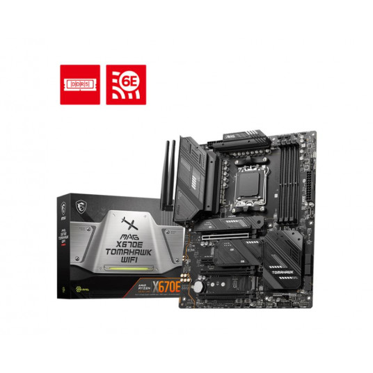  MB AMD X670 SAM5 ATX/MAG X670E TOMAHAWK WIFI MSI 
