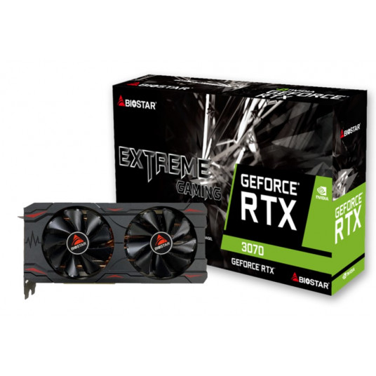  Biostar VN3706RM82 vaizdo plokštė NVIDIA GeForce RTX 3070 8 GB GDDR6 