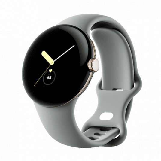 Išmanusis laikrodis Google Pixel Watch Champagne Gold Case with Sport Band - Hazel