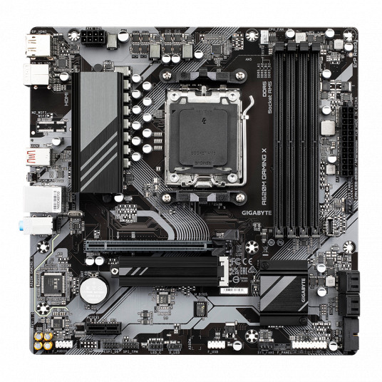 Gigabyte A620M GAMING XG10 Processor family AMD, Processor socket AM5, DDR5 DIMM, Memory slots 4, Supported hard disk drive interfaces SATA, M.2, Number of SATA connectors 4, Chipset AMD A620, Micro ATX