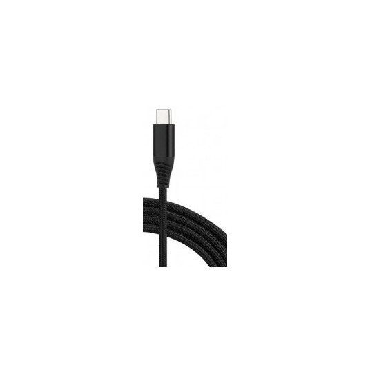  Kabelis Type-C - Type-C 60W 2m Pintas Juodas 