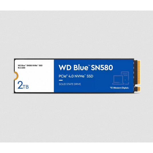  Western Digital Blue SN580 M.2 2 TB PCI Express 4.0 TLC NVMe 