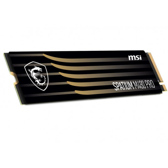  SSD|MSI|SPATIUM M480 PRO|1TB|M.2|PCIe Gen4|NVMe|3D NAND|Write speed 6000 MBytes/sec|Read speed 7400 MBytes/sec|2.15mm|TBW 700 TB|MTBF 1600000 hours|S78-440L1G0-P83 