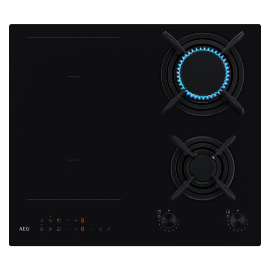  Indukcinė-dujinė kaitlentė AEG HDB64623NB 