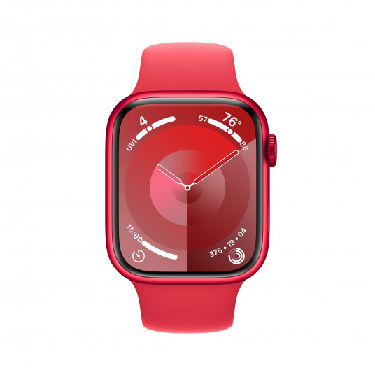  Išmanusis laikrodis Apple Watch Series 9 GPS 45mm (PRODUCT)RED Aluminium Case with (PRODUCT)RED Sport Band - S/M MRXJ3ET/A 