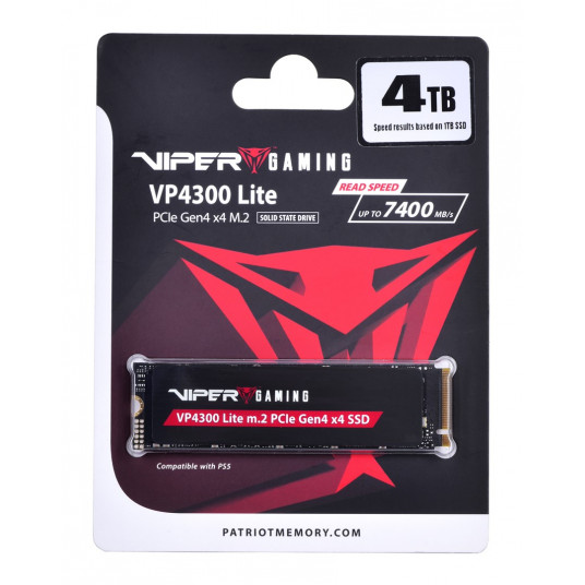  SSD Patriot Viper VP4300L M.2 PCI-Ex4 NVMe 4TB 