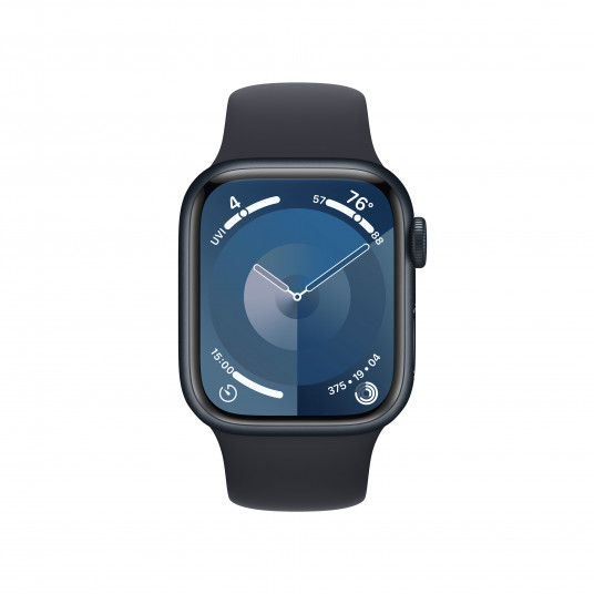  Išmanusis laikrodis Apple Watch Series 9 GPS + Cellular 41mm Midnight Aluminium Case with Midnight Sport Band - M/L MRHT3ET/A 