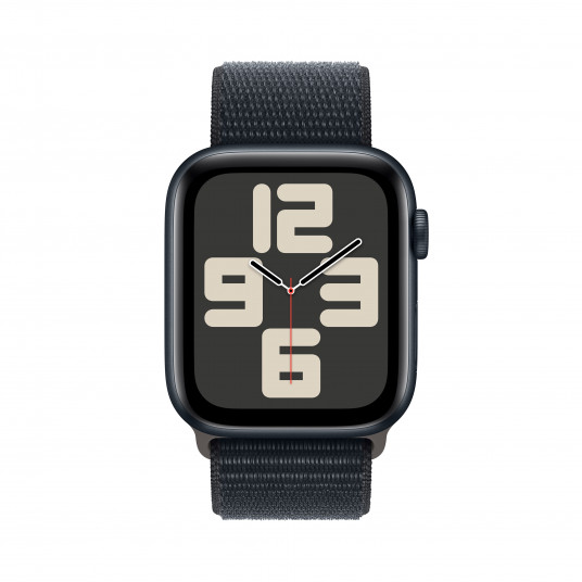 Išmanusis laikrodis Apple Watch SE GPS + Cellular 40mm Midnight Aluminium Case with Midnight Sport Loop MRGE3ET/A