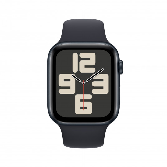 Išmanusis laikrodis Apple Watch SE GPS + Cellular 44mm Midnight Aluminium Case with Midnight Sport Band - M/L MRH83ET/A