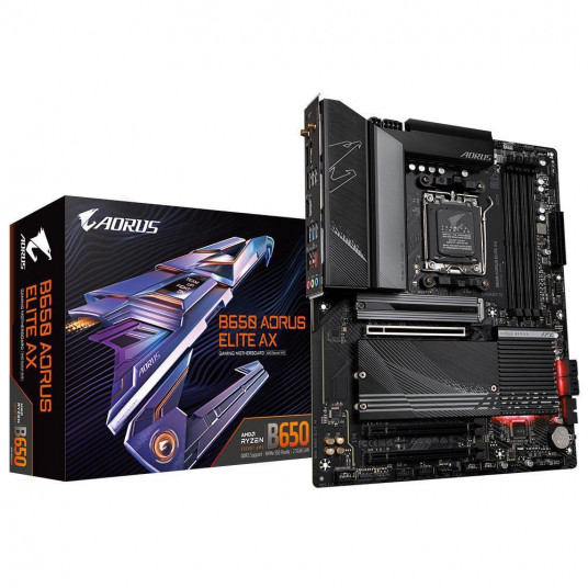  Mainboard|GIGABYTE|AMD B650|SAM5|ATX|Memory DDR5|Memory slots 2|2xPCI-Express 3.0 16x|2xM.2|1xHDMI|1xDisplayPort|4xUSB 2.0|7xUSB 3.2|1xUSB-C|2xRJ45|3xAudio port|B650AORUSELITEAX1.2 