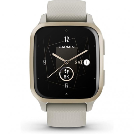  Išmanusis laikrodis Garmin Venu Sq 2 Music, Gray/Cream Gold 010-02700-12 