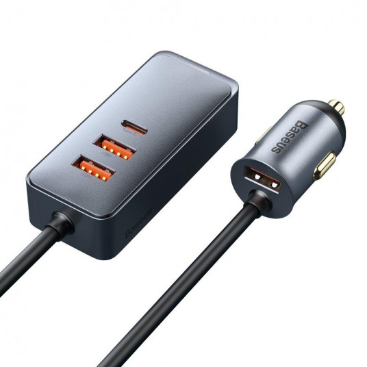  MOBILE CHARGER CAR 120W/GRAY CCBT-B0G BASEUS 
