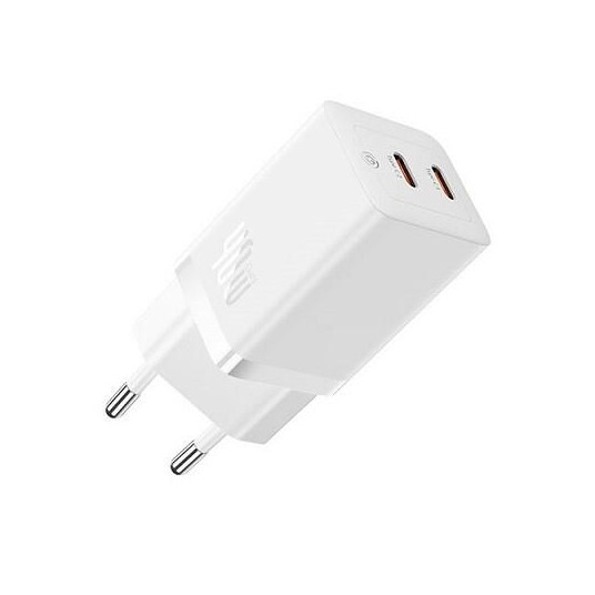  Baseus GaN5 Pro Fast Charger C+C 40W EU biały 