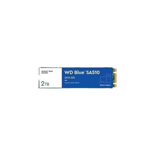  SSD|WESTERN DIGITAL|Blue SA510|2TB|SATA 3.0|3D NAND|Write speed 520 MBytes/sec|Read speed 560 MBytes/sec|M.2|TBW 500 TB|MTBF 1750000 hours|WDS200T3B0B 