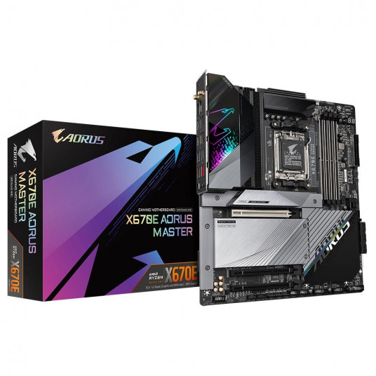 Mainboard|GIGABYTE|AMD X670|SAM5|EATX|Memory DDR5|Memory slots 4|1xPCI-Express 3.0 2x|1xPCI-Express 4.0 4x |1xPCI-Express 5.0 16x|4xM.2|1xHDMI|1xDisplayPort|1xAudio-In|1xAudio-Out|2xUSB 2.0|4xUSB 3.2|2xUSB-C|1xOptical S/PDIF|1xRJ45|2xRF-Out|X670EAORUSMAST