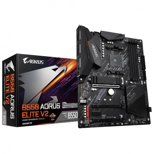  Mainboard|GIGABYTE|AMD B550|SAM4|ATX|Memory DDR4|Memory slots 4|2xPCI-Express 3.0 1x|1xPCI-Express 4.0 16x|2xM.2|1xHDMI|1xDisplayPort|2xAudio-In|3xAudio-Out|2xUSB 2.0|5xUSB 3.2|1xOptical S/PDIF|1xRJ45|B550AORUSELITEV21.4 