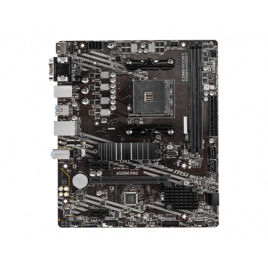 MSI A520M PRO AM4 lizdas „micro ATX“ 