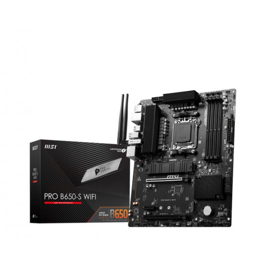  Mainboard|MSI|AMD B650|SAM5|ATX|Memory DDR5|Memory slots 4|1xPCI-Express 1x|2xPCI-Express 16x|2xM.2|1xHDMI|1xDisplayPort|7xUSB 3.2|1xUSB-C|1xRJ45|6xAudio port|PROB650-SWIFI 