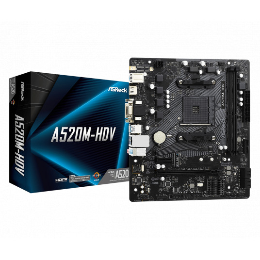  ASRock A520M-HDV 
