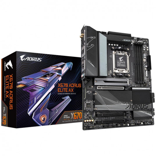  Mainboard|GIGABYTE|AMD X670|SAM5|ATX|Memory DDR5|Memory slots 4|1xPCI-Express 3.0 16x|1xPCI-Express 4.0 16x|2xM.2|1xHDMI|4xUSB 2.0|8xUSB 3.2|1xUSB-C|1xRJ45|3xAudio port|X670AORUSELITEAX1.2 