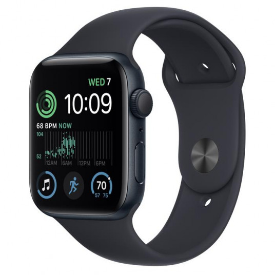  Išmanusis laikrodis Apple Watch SE (2022) GPS + Cellular 44mm Midnight Aluminium Case with Midnight Sport Band  MNPY3EL/A 