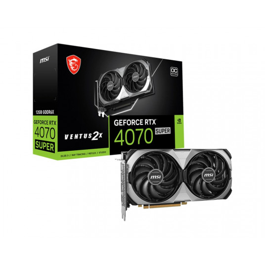  Karta graficzna MSI GeForce RTX 4070 SUPER 12GB VENTUS 2X OC 