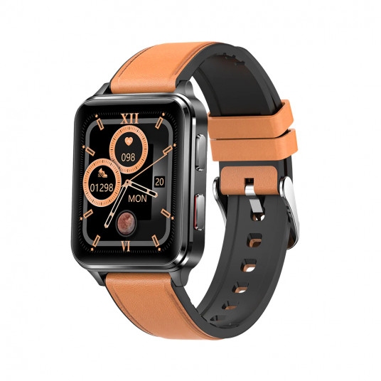  Kumi KU5 PRO išmanusis laikrodis rudos spalvos 