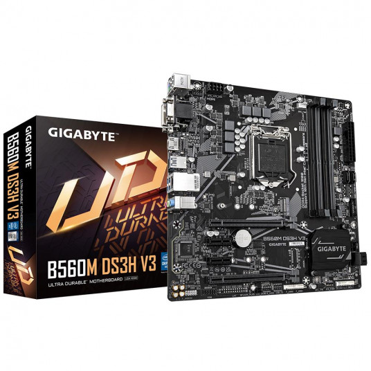 Mainboard|GIGABYTE|Intel H470 Express|LGA1200|Micro-ATX|Memory DDR4|Memory slots 4|2xPCI-Express 1x|1xPCI-Express 16x|1xPCI-Express 4.0 16x|1xM.2|1x15pin D-sub|1xDVI-D|1xHDMI|2xUSB 2.0|3xUSB 3.2|1xPS/2|1xRJ45|3xAudio port|B560MDS3HV3