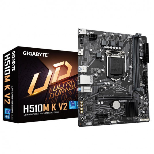  Mainboard|GIGABYTE|Intel H470 Express|LGA1200|Micro-ATX|Memory DDR4|Memory slots 2|1xPCI-Express 3.0 1x|1xPCI-Express 3.0 16x|1xM.2|1xHDMI|4xUSB 2.0|2xUSB 3.2|1xRJ45|3xAudio port|H510MKV2 