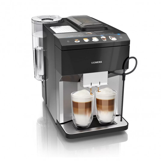 Kavos aparatas SIEMENS Automatinis TP507R04 Slėgis 15 bar, Su pieno plakikliu, Automatinis, 1500 W, Juodas 