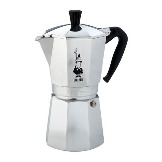  Bialetti Moka Express Mokos gaminimo indas 0,55 L Juoda, Sidabras 