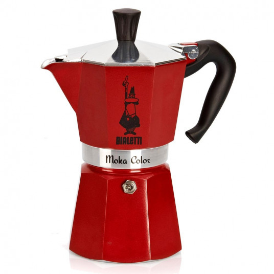  Bialetti Moka Express Mokos gaminimo indas Raudona 