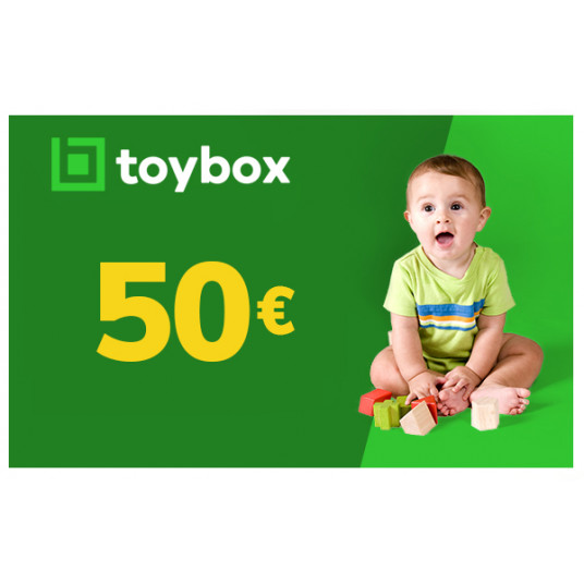  50 Eur vertės Toybox.lt dovanų kuponas 