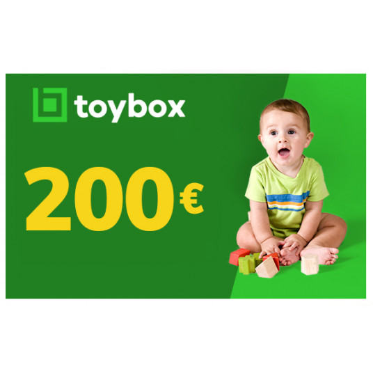  200 Eur vertės Toybox.lt dovanų kuponas 